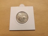 Africa de Sud 20 Centi / Cents 1965 (Suid Afrika)