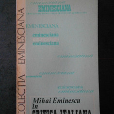 MIHAI EMINESCU IN CRITICA ITALIANA vol. 9