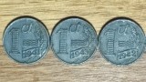 Olanda ocupatie Germania nazista WW2 -moneda 1 cent 1941 / 1942 /1943 zinc- pret per bucata - impecabil !