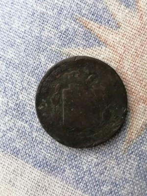 MONEDA-5 CENTIMOS 1879- SPANIA foto