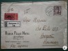 Regalitate Romania ,plic corespondenta circulat,corepondenta financiar -comerciala avocat, Circulata, Printata