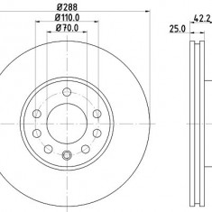 Disc frana BMW Seria 3 Compact (E46) (2001 - 2005) KRIEGER 0950004101