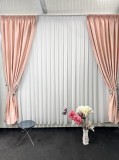 Draperie Blackout Textura In, Roz, Gata Montata - Intuneric 90%, Dormitor, Scurtare Gratuita