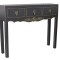 Consola exotica neagra cu trei sertare MYA049