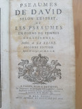 Pseaumes de David selon l&#039;Esprit ... - VASSOULT (Abb&eacute; J.-B.) Paris, 1733.