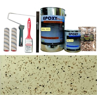 Kit Complet Vopsea Epoxidica Crem Saddle Tan foto
