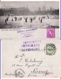 Bucuresti - Patinaj pe Cismigiu - 1898, rara, clasica