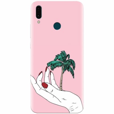 Husa silicon pentru Huawei Y9 2019, Palm Tree foto