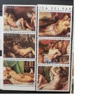 PC132 - Paraguay 1986 Pictura Tiziano, serie MNH, 6v, Nestampilat