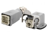 Set Conector HDC Tată-Mamă Soclu-Mufă 5 PIN