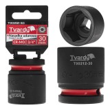 Cheie tubulara de impact in 6 puncte 3 / 4&quot;, 30 mm, Cr-Mo, Tvardy T00212-30