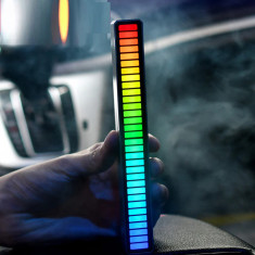 Lumina de ritm, LED Bar RGB cu lumini ambientale si activare sonora foto