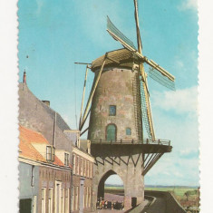 ND1 - Carte Postala - OLANDA - Hollandse Molen , circulata 1960