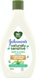 Johnson&acute;s naturally sensitive gel de duș pentru copii, 395 ml