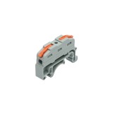 Conector rapid electric 2P pentru sina DIN, 32A, 450V, 0.08-4 mm&sup2; Leader