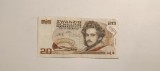 Bancnota 20 schilling 1985 Austria