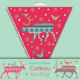 Cumpara ieftin Decoratiune Craciun - Caribou Christmas Bunting | Roger la Borde