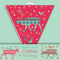 Decoratiune Craciun - Caribou Christmas Bunting | Roger la Borde