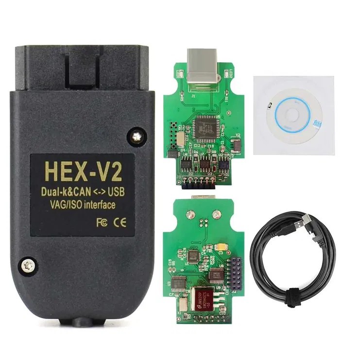 Tester Diagnoza Auto VCDS VAG COM 24.5/23.3 HEX V2 VW/AUDI/SKODA/SEAT PRODUS NOU