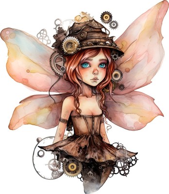 Sticker decorativ, Zana, Maro, 68 cm, 1279STK-3 foto