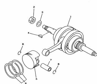 7. Bolt piston Linhai foto