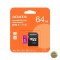 Card Memorie microSDXC Adata 64Gb Clasa 10 / UHS-1 U1 Cu Adaptor AUSDX64GUICL10-RA1