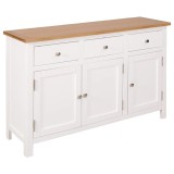 vidaXL Dulap, 110x33,5x70 cm, lemn masiv de stejar 247122