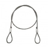 Cablu/sufa troliu din otel cu grosime de 18mm si lungime de 4m cu inele pentru tractat sau ridicat