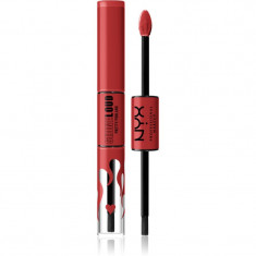 NYX Professional Makeup Shine Loud High Shine Lip Color ruj de buze lichid lucios culoare 33 Pretty Poblano 6,5 ml