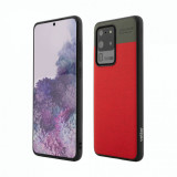 Husa de protectie Vetter pentru Samsung Galaxy S20 Ultra, Smart Case Hybrid Slim, Red, Resigilat