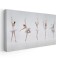 Tablou balerina in diverse pozitii de dans 2072 Tablou canvas pe panza CU RAMA 60x120 cm