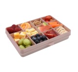 Cutie snack 12 compartimente, melii luxe, pink