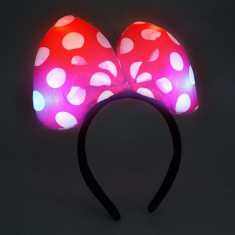 Cordeluta Minnie Mouse cu LED, bentita fetite fundita luminoasa foto