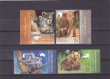 PUI DE ANIMALE SALBATICE,SERIE COMPLETA,2019, MNH ** ROMANIA ., Fauna, Nestampilat