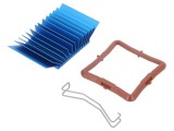 Radiator cu Aripioare BGA Albastru 37,5mm