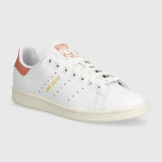 adidas Originals sneakers din piele Stan Smith W culoarea alb, IE0468