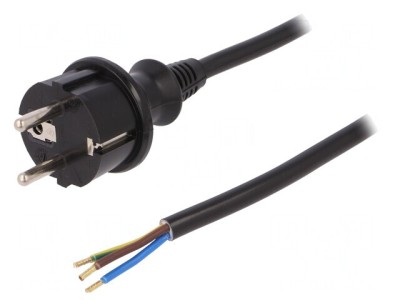Cablu Electric SCHUKO 3x1,5mm2 PVC 3m foto