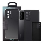 Husa Huawei telefon P 40, negru, tip back cover, material flexibil silicon + interior cu microfibra, &quot;SPPC-HU-P-40-SLK&quot;, Spacer