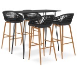 Cumpara ieftin Set bar 5 piese, negru