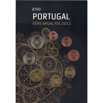 Portugalia 2011 - Set complet de euro bancar de la 1 cent la 2 euro foto