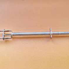 6563-I-Furca servit veche cu arc metal argintat. Perioada interbelica.