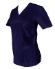 Halat Medical Pe Stil cu Elastan, Bluemarin, Model Classic - M, Bleumarin