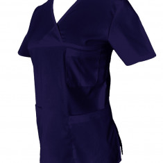 Halat Medical Pe Stil, Bluemarin cu Elastan, 97% Bumbac, Model Classic - 2XL