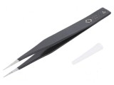 Pensetă ESD v&acirc;rf ascuţit 127mm