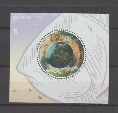 ARMENIA 2024 EUROPA CEPT - Fauna si flora subacvatica COLITA MNH** foto