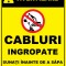 Placuta de avertizare pentru cabluri ingropate