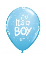 Set 10 Baloane Latex &quot;It&#039;s Boy&quot; 30 cm