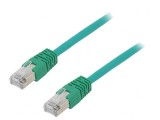 Patch Cord F/UTP Cat5e Verde 2m Ecranat, Gembird