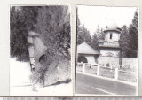 Bnk foto Schitul Cornetu - Valea Oltului - 1974 - lot 2 fotografii, Alb-Negru, Romania de la 1950, Cladiri