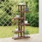 vidaXL Suport pentru flori, 75x25x140,5 cm, lemn masiv de brad 362865